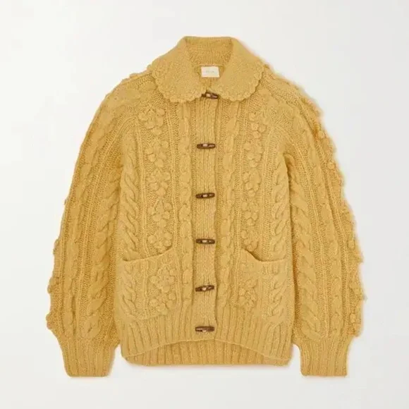 DOEN Rive Cardigan in Chamomile 💛 - Picture 6 of 7